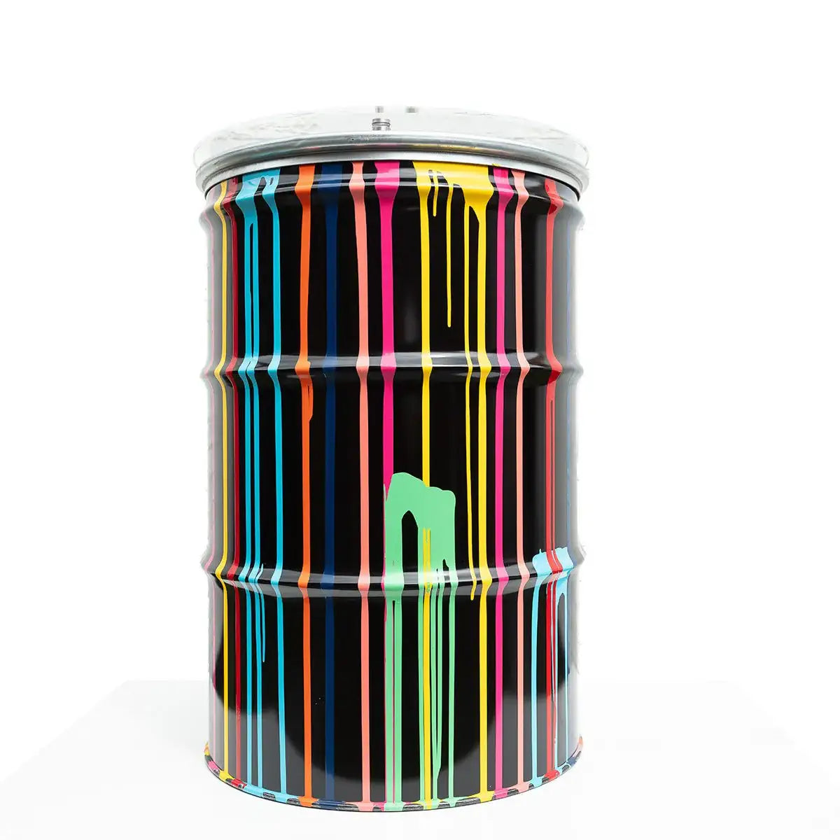 Paint Tin VI - Original Bar Table by artist Lhouette - Wyecliffe Galleries