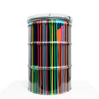 Paint Tin VI - Original Bar Table by artist Lhouette - Wyecliffe Galleries