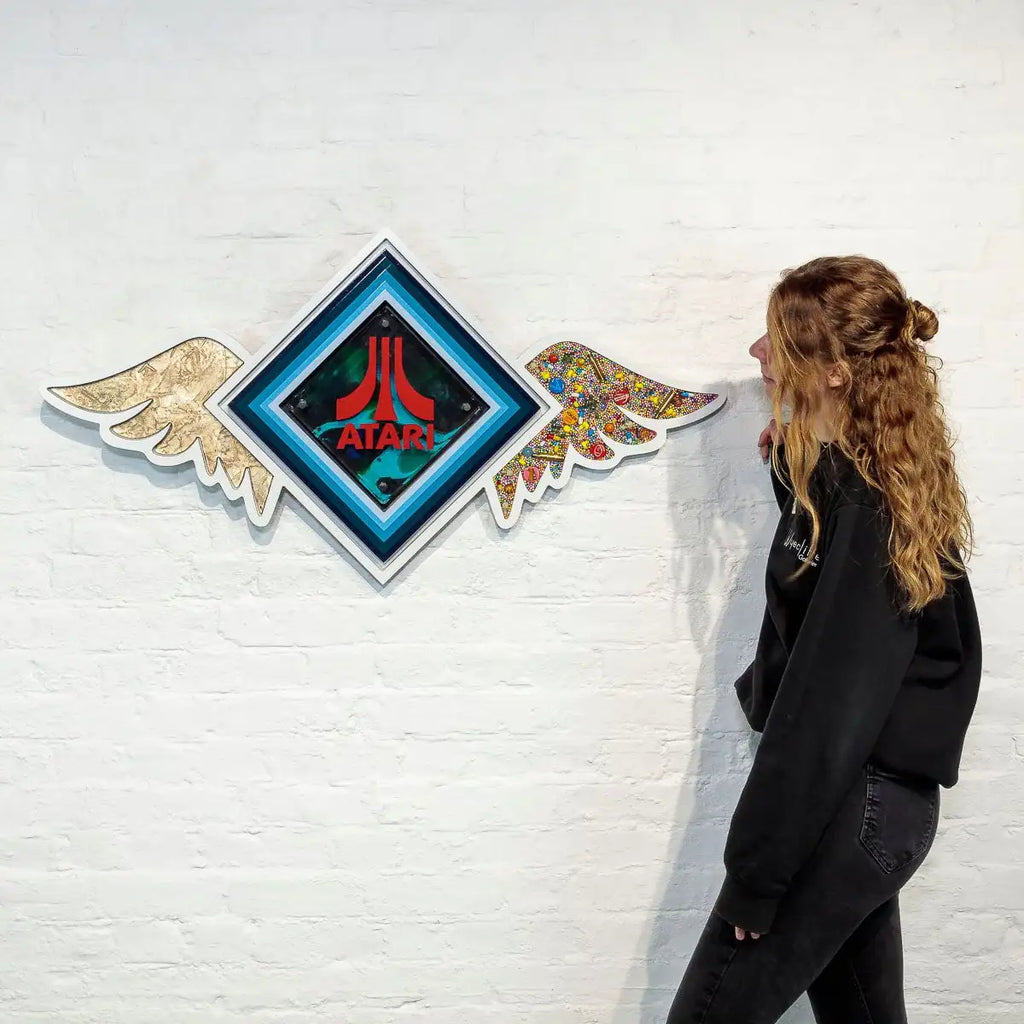 Pop-Dependant: Atari - Original - SOLD by artist Lhouette - Wyecliffe Galleries