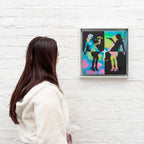 She Loves Me Not - Small Study - Original - SOLD by artist Lhouette - Wyecliffe Galleries