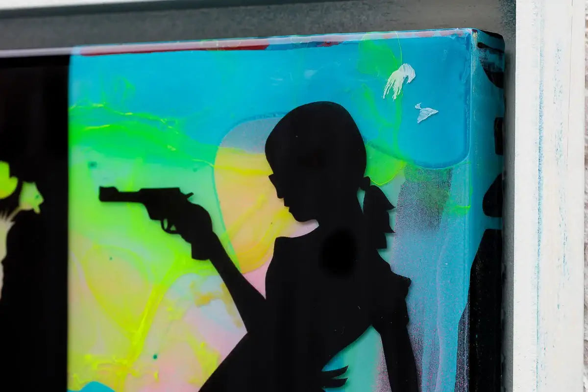 She Loves Me Not - Small Study - Original - SOLD by artist Lhouette - Wyecliffe Galleries