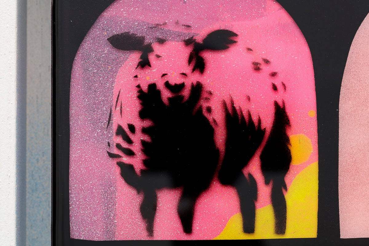 Shleeping Pills - Small Study - Original by artist Lhouette - Wyecliffe Galleries