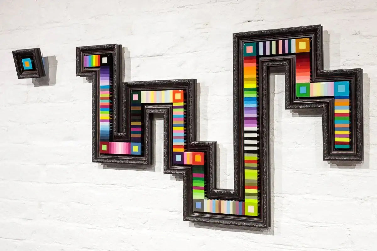 Snake I (Mini) Wall Sculpture - Original - SOLD by artist Lhouette - Wyecliffe Galleries