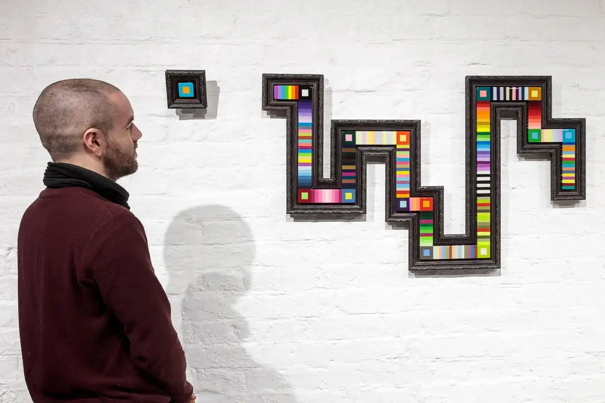 Snake I (Mini) Wall Sculpture - Original - SOLD by artist Lhouette - Wyecliffe Galleries