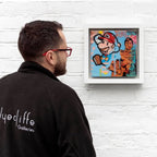 Super Mario - Miniature Pop Panel - Original - SOLD by artist Lhouette - Wyecliffe Galleries