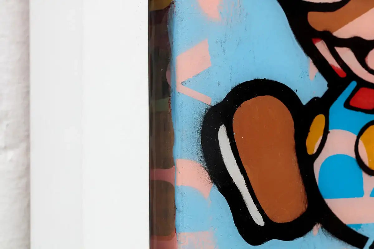 Super Mario - Miniature Pop Panel - Original - SOLD by artist Lhouette - Wyecliffe Galleries