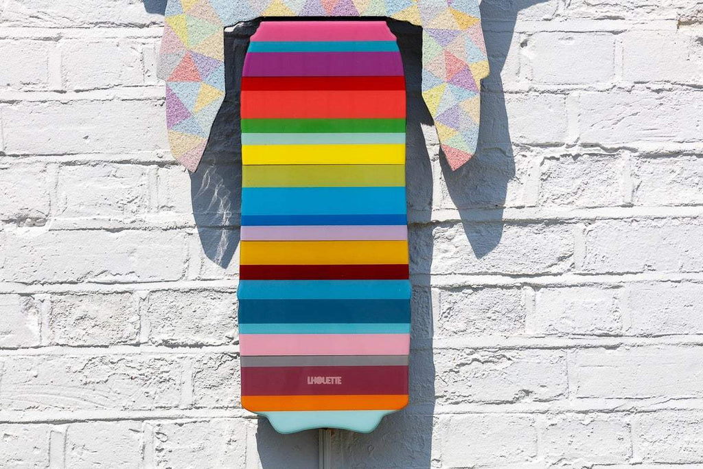 Tokyo Dreaming Geometric & Diamond Dust - 3 Part Mini Wall Sculpture - Original - SOLD by artist Lhouette - Wyecliffe Galleries