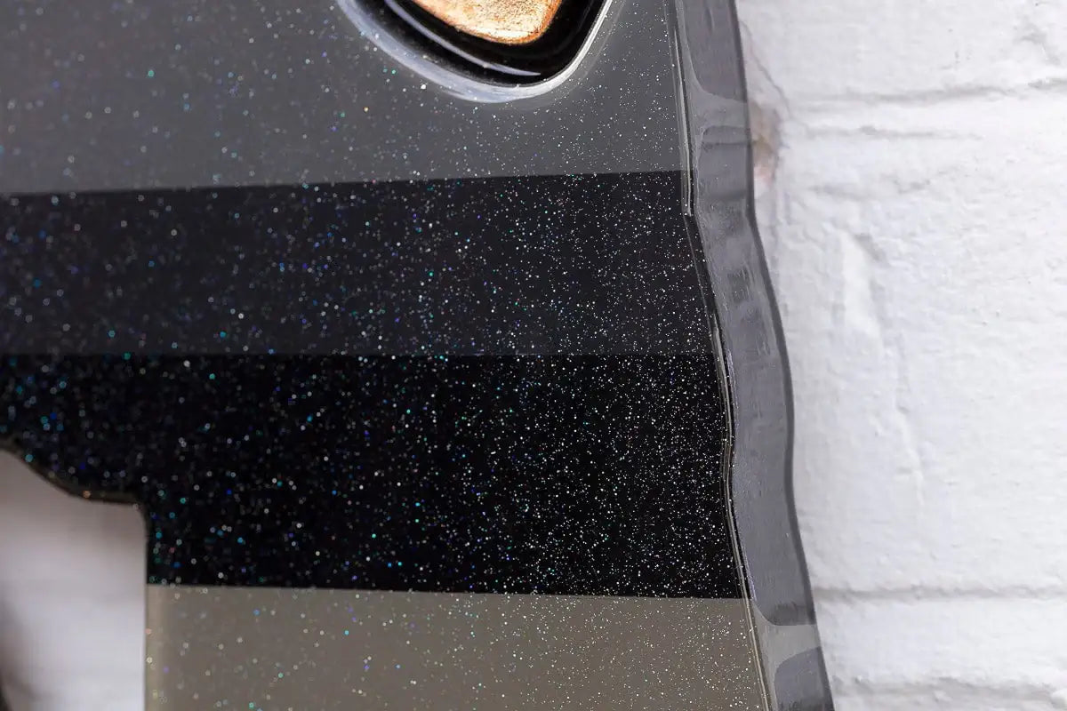 Tokyo Dreaming Striped & Geometric - Medium Three Part Wall Sculpture - Original by artist Lhouette - Wyecliffe Galleries