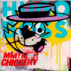 Top Cat - Miniature Pop Panel - Original - SOLD by artist Lhouette - Wyecliffe Galleries