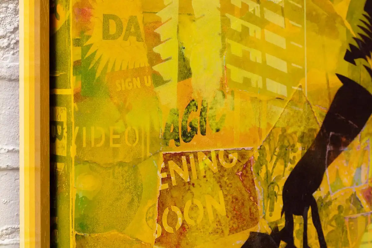 Yellow Brick Road - Original - SOLD by artist Lhouette - Wyecliffe Galleries