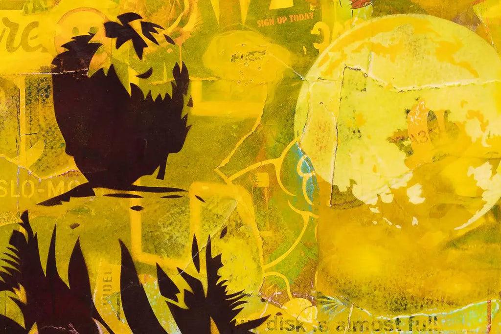 Yellow Brick Road - Original - SOLD by artist Lhouette - Wyecliffe Galleries