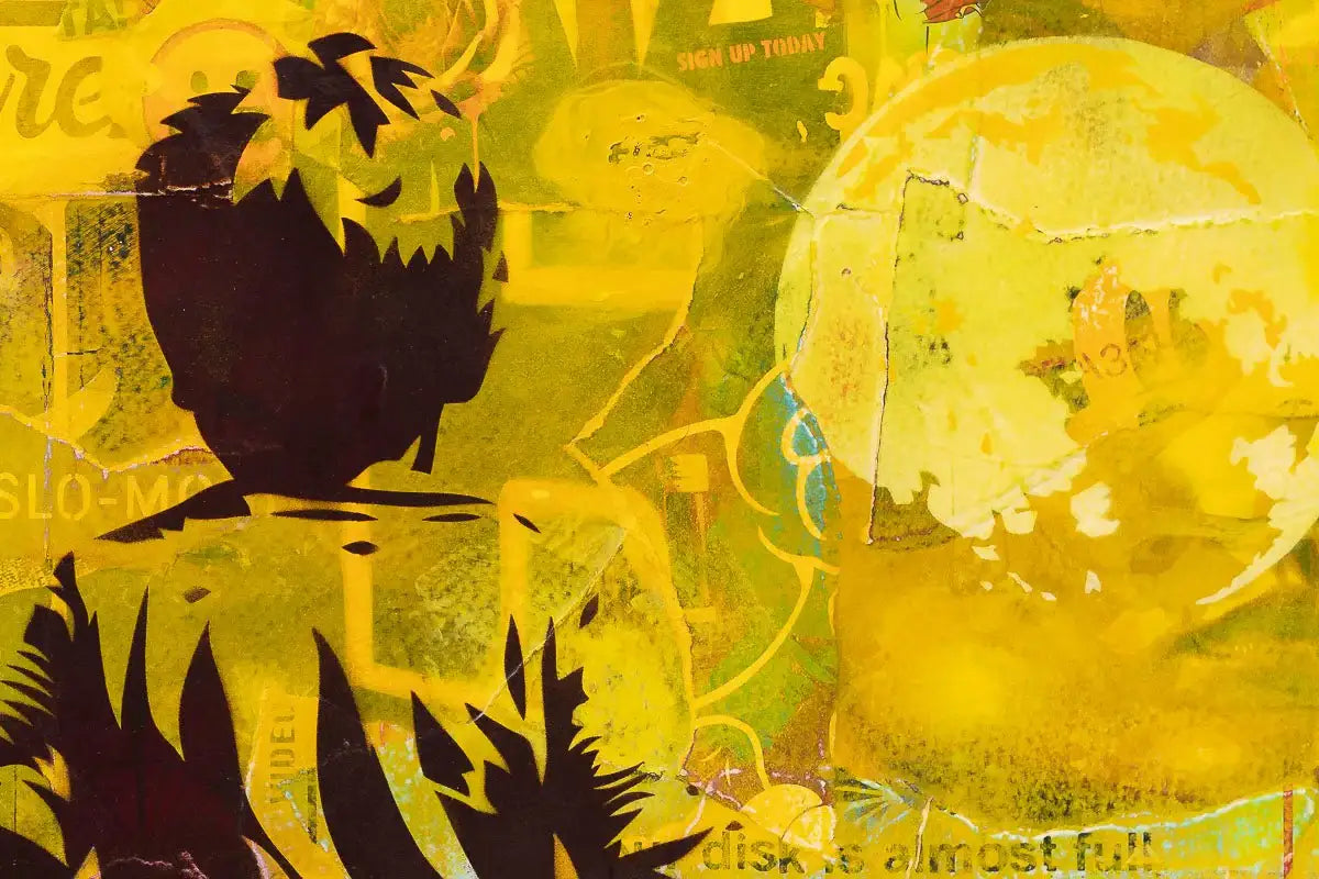 Yellow Brick Road - Original - SOLD by artist Lhouette - Wyecliffe Galleries