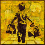 Yellow Brick Road - Original - SOLD by artist Lhouette - Wyecliffe Galleries