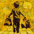 Yellow Brick Road - Original - SOLD by artist Lhouette - Wyecliffe Galleries