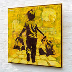 Yellow Brick Road - Original - SOLD by artist Lhouette - Wyecliffe Galleries