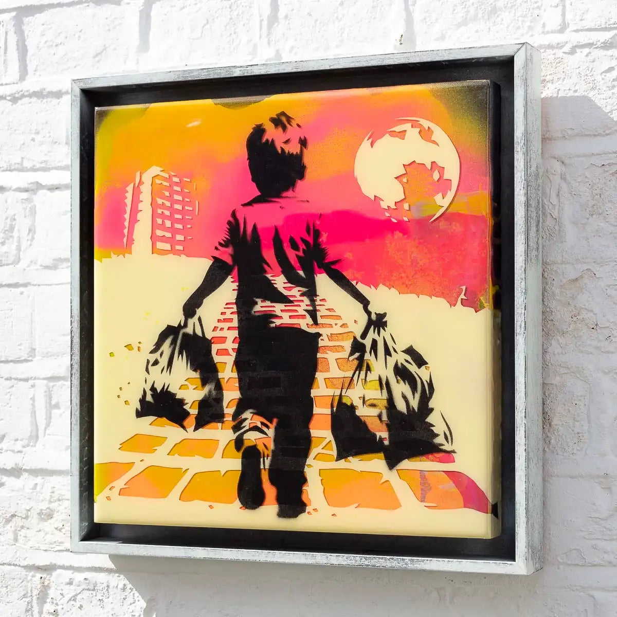 Yellow Brick Road - Small Study - Original - SOLD by artist Lhouette - Wyecliffe Galleries