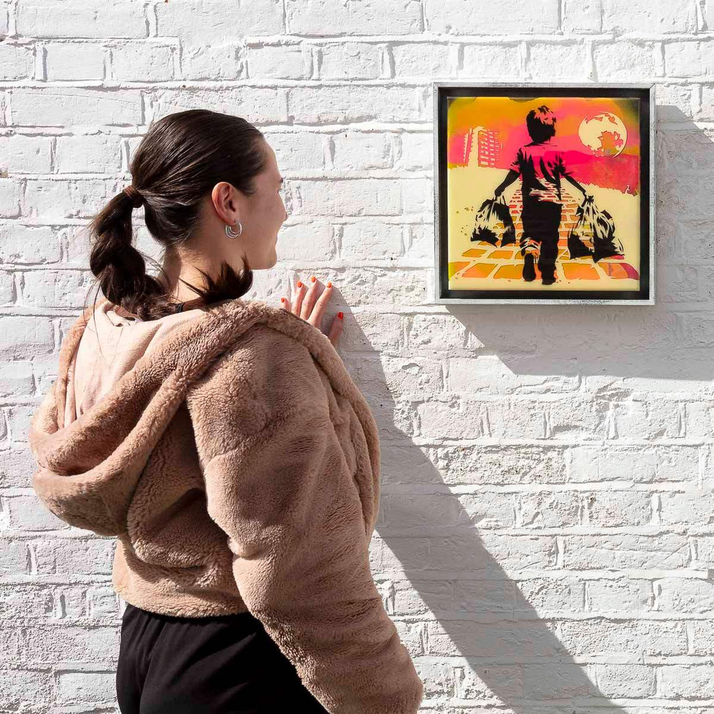 Yellow Brick Road - Small Study - Original - SOLD by artist Lhouette - Wyecliffe Galleries