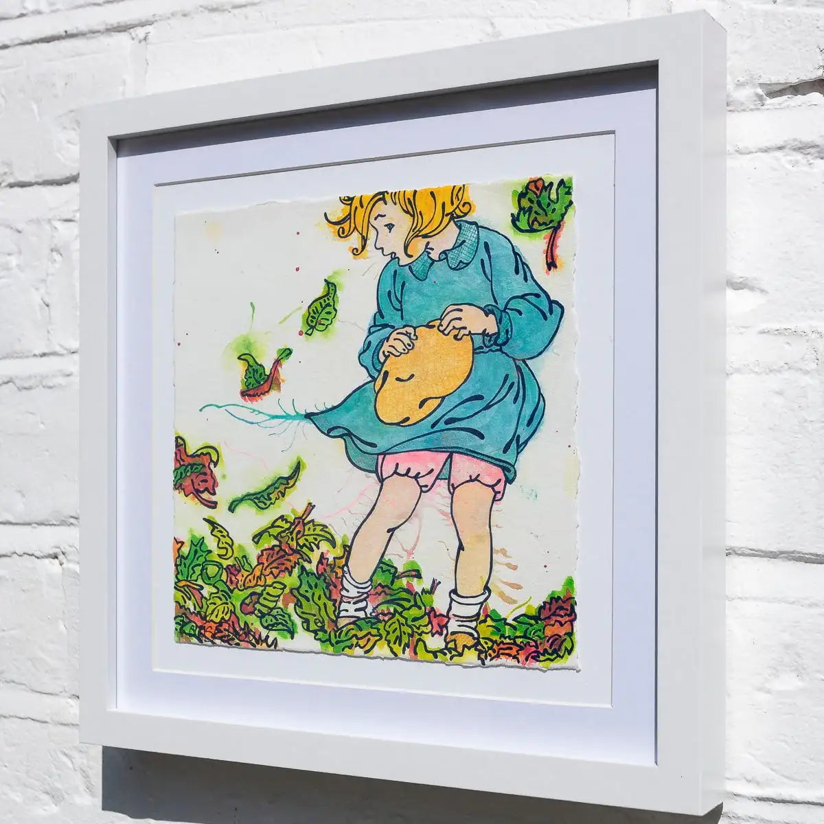 Autumn Leaves (French Fancy) - Original by artist Louise Dear - Wyecliffe Galleries