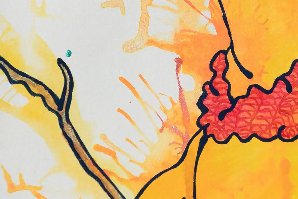 Blowing In The Wind - Original - SOLD by artist Louise Dear - Wyecliffe Galleries