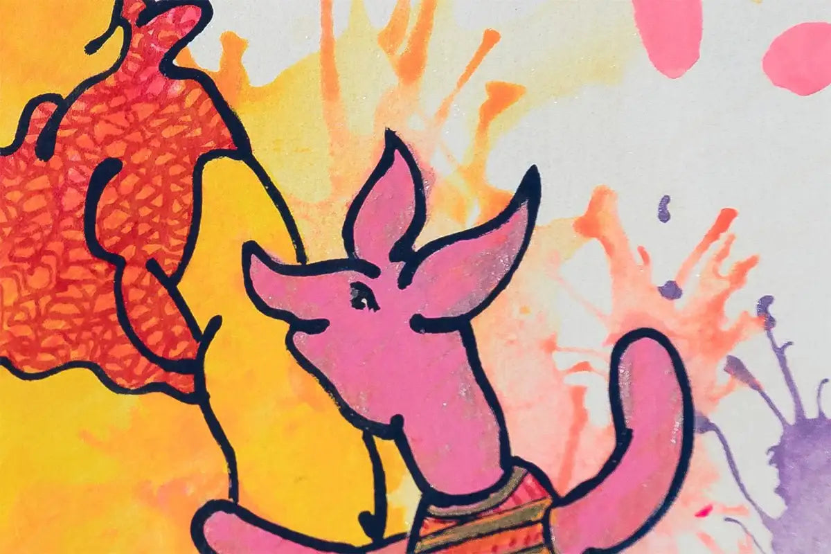 Blowing In The Wind - Original - SOLD by artist Louise Dear - Wyecliffe Galleries