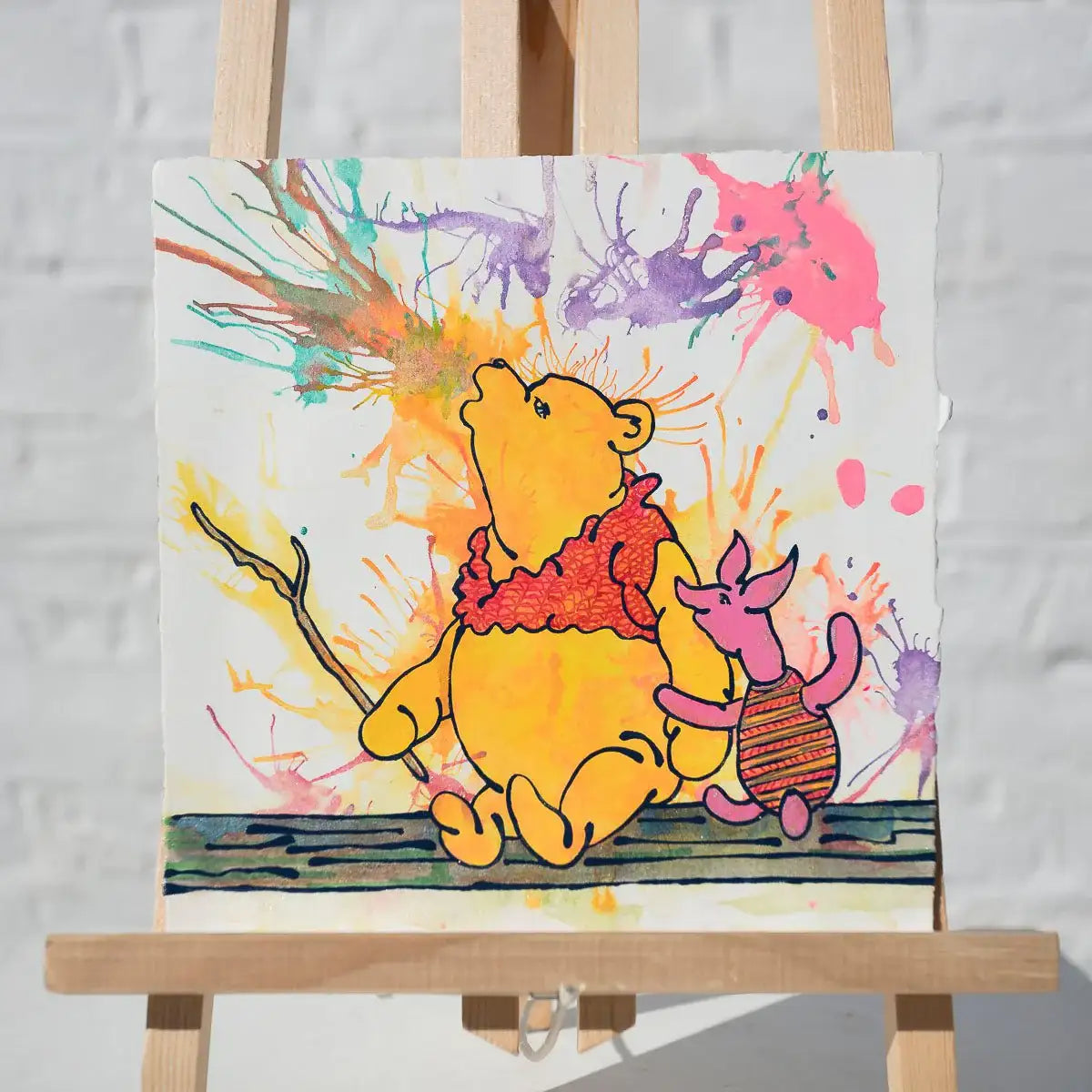 Blowing In The Wind - Original - SOLD by artist Louise Dear - Wyecliffe Galleries