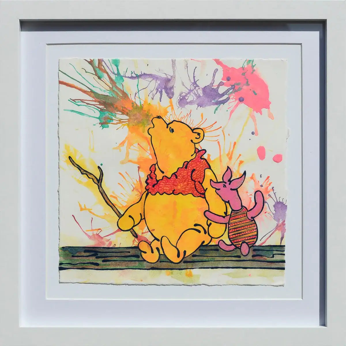 Blowing In The Wind - Original - SOLD by artist Louise Dear - Wyecliffe Galleries