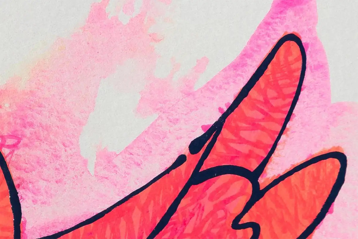 Cinders Birdie (French Fancy) - Original - SOLD by artist Louise Dear - Wyecliffe Galleries