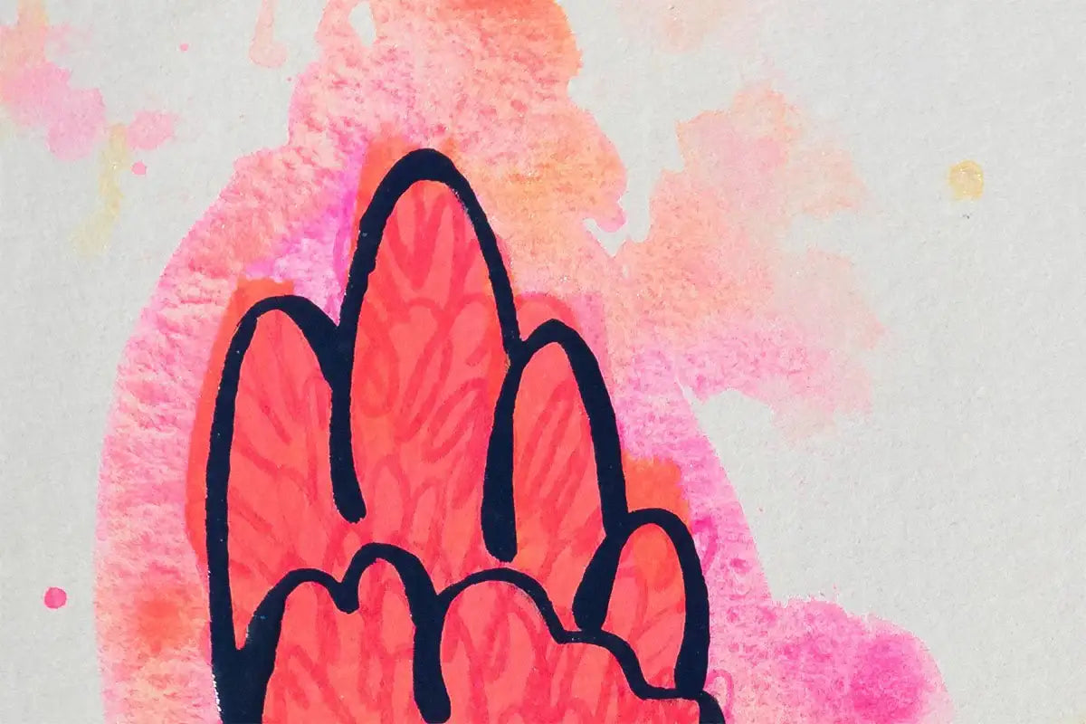 Cinders Birdie (French Fancy) - Original - SOLD by artist Louise Dear - Wyecliffe Galleries