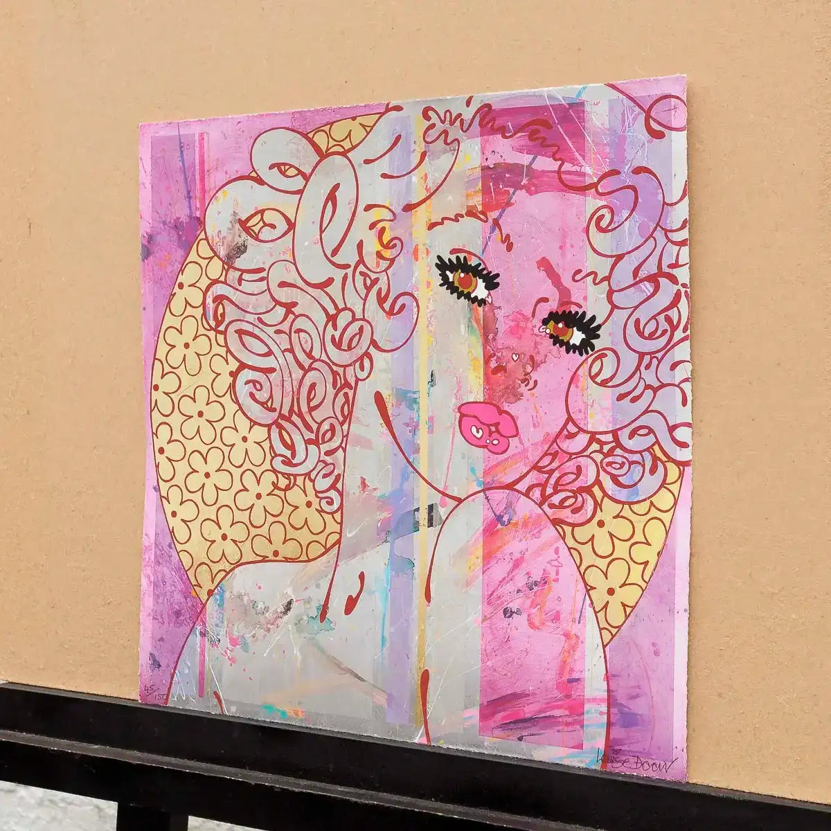 Coo..ee! Blush and Coo..ee! Splash - Limited Edition Set by artist Louise Dear - Wyecliffe Galleries
