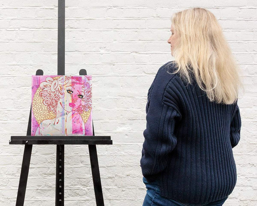 Coo..ee! Blush and Coo..ee! Splash - Limited Edition Set by artist Louise Dear - Wyecliffe Galleries