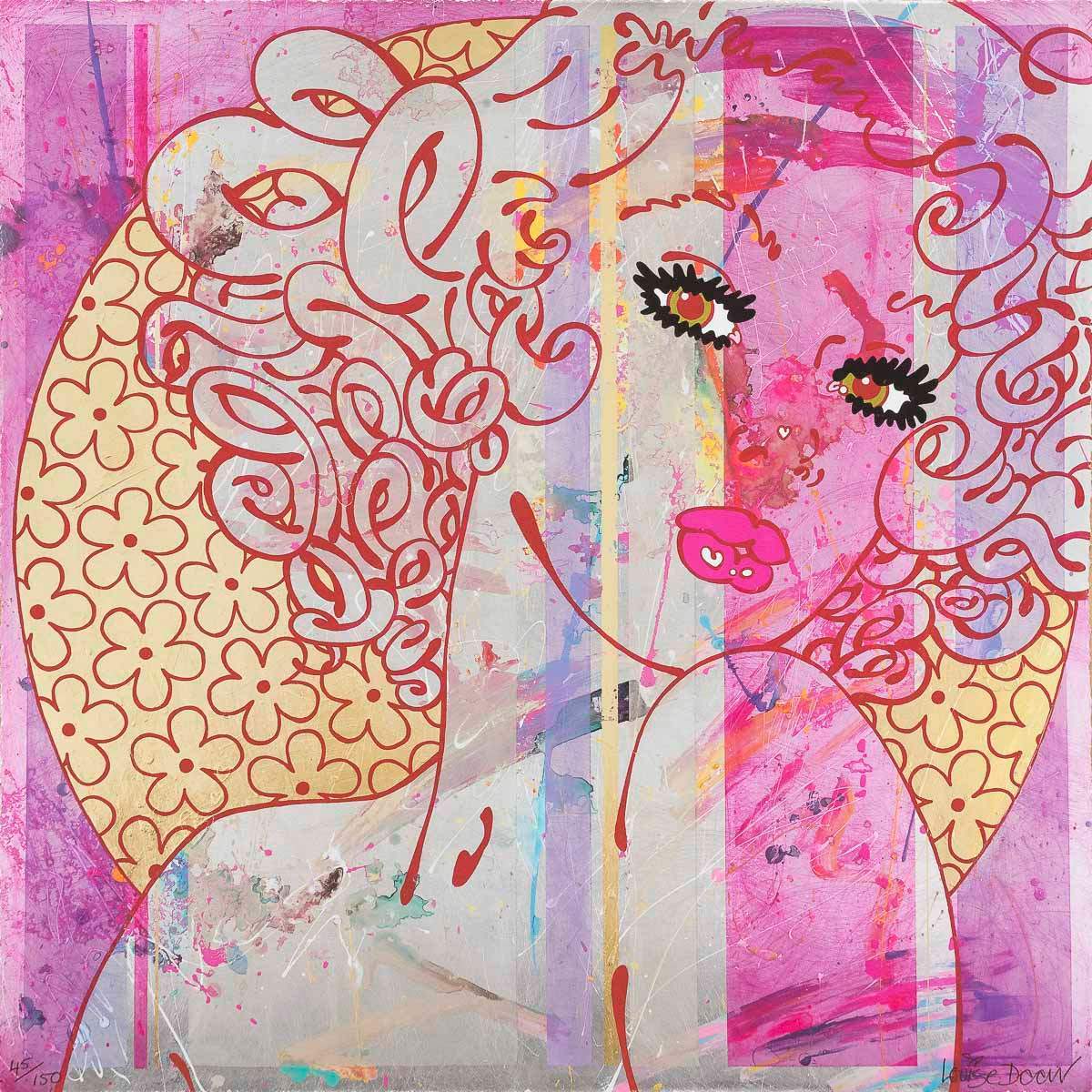 Coo..ee! Blush and Coo..ee! Splash - Limited Edition Set by artist Louise Dear - Wyecliffe Galleries