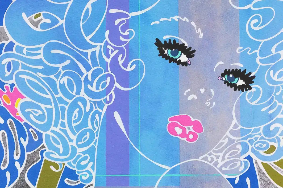 Coo..ee! Blush and Coo..ee! Splash - Limited Edition Set by artist Louise Dear - Wyecliffe Galleries