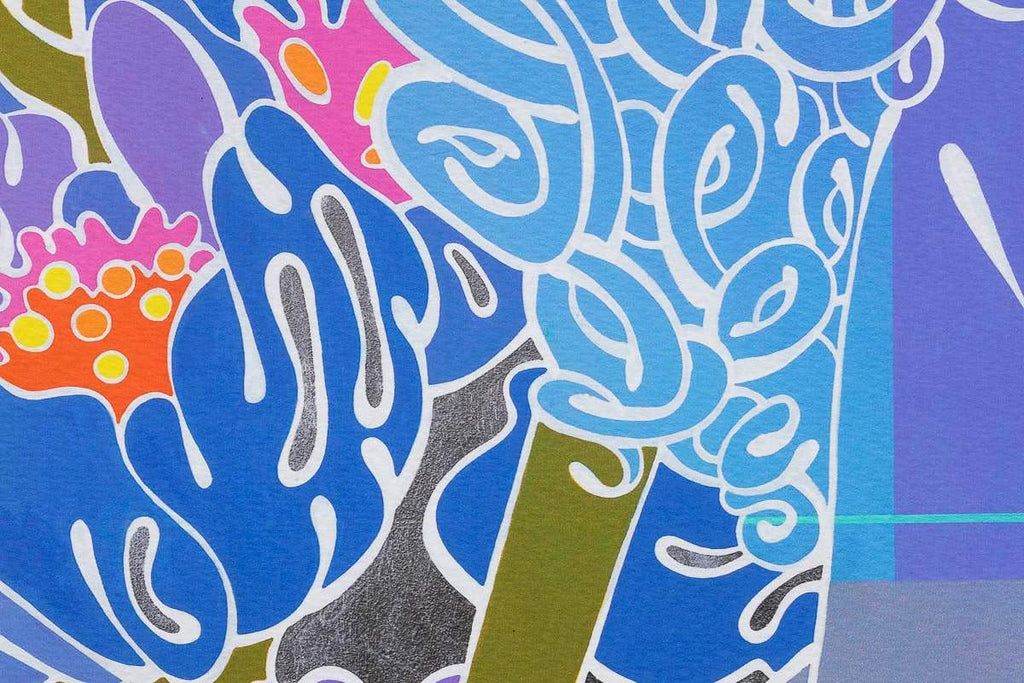 Coo..ee! Blush and Coo..ee! Splash - Limited Edition Set by artist Louise Dear - Wyecliffe Galleries