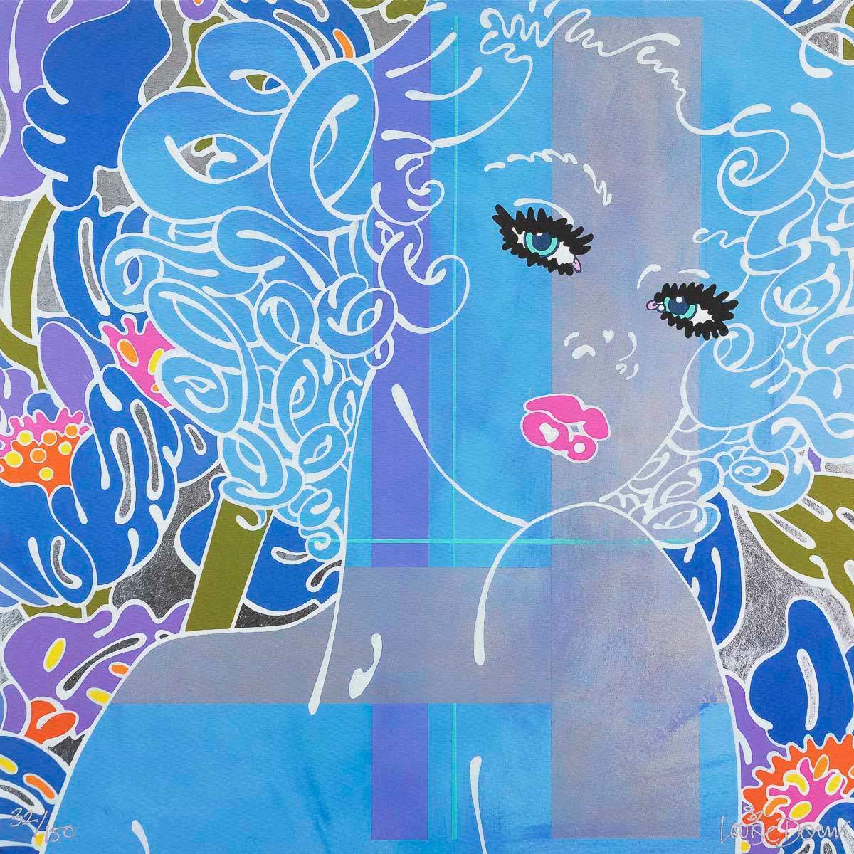 Coo..ee! Blush and Coo..ee! Splash - Limited Edition Set by artist Louise Dear - Wyecliffe Galleries