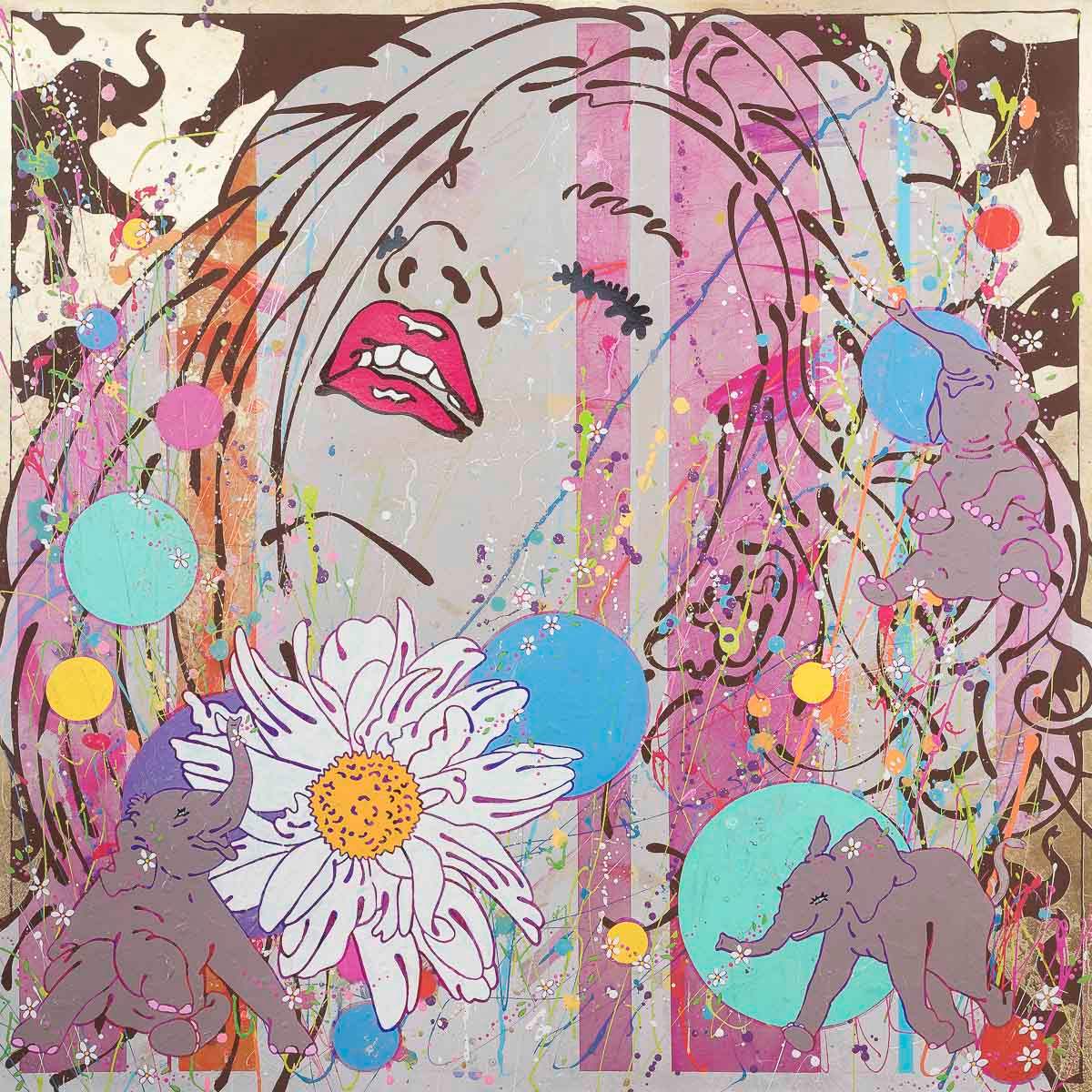 Dreaming Of Mandalay - Hand Finished Edition by artist Louise Dear - Wyecliffe Galleries