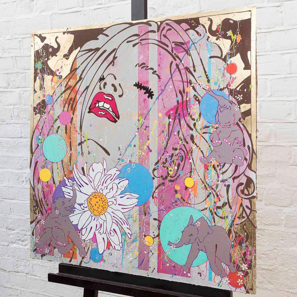 Dreaming Of Mandalay - Hand Finished Edition by artist Louise Dear - Wyecliffe Galleries