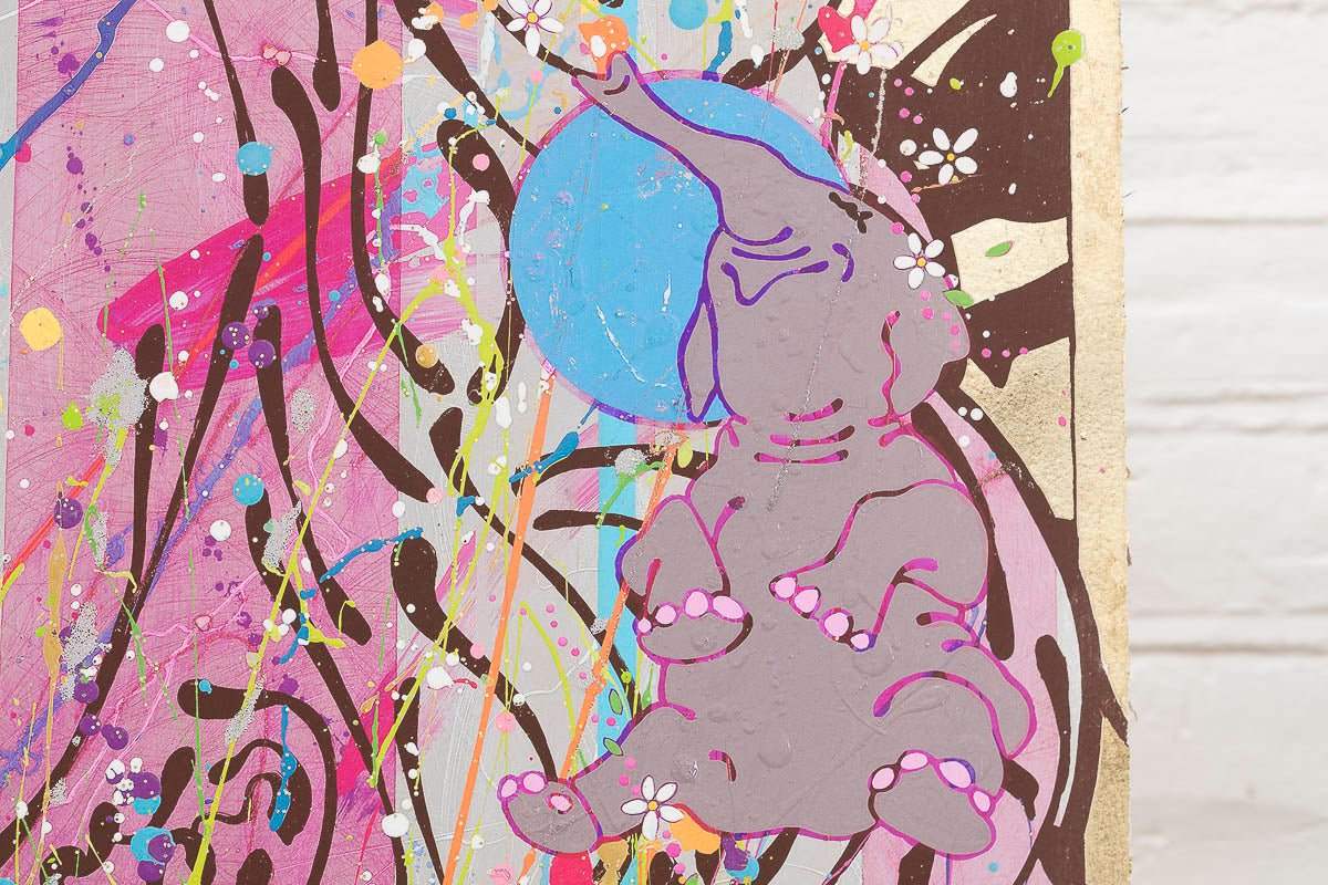 Dreaming Of Mandalay - Hand Finished Edition by artist Louise Dear - Wyecliffe Galleries