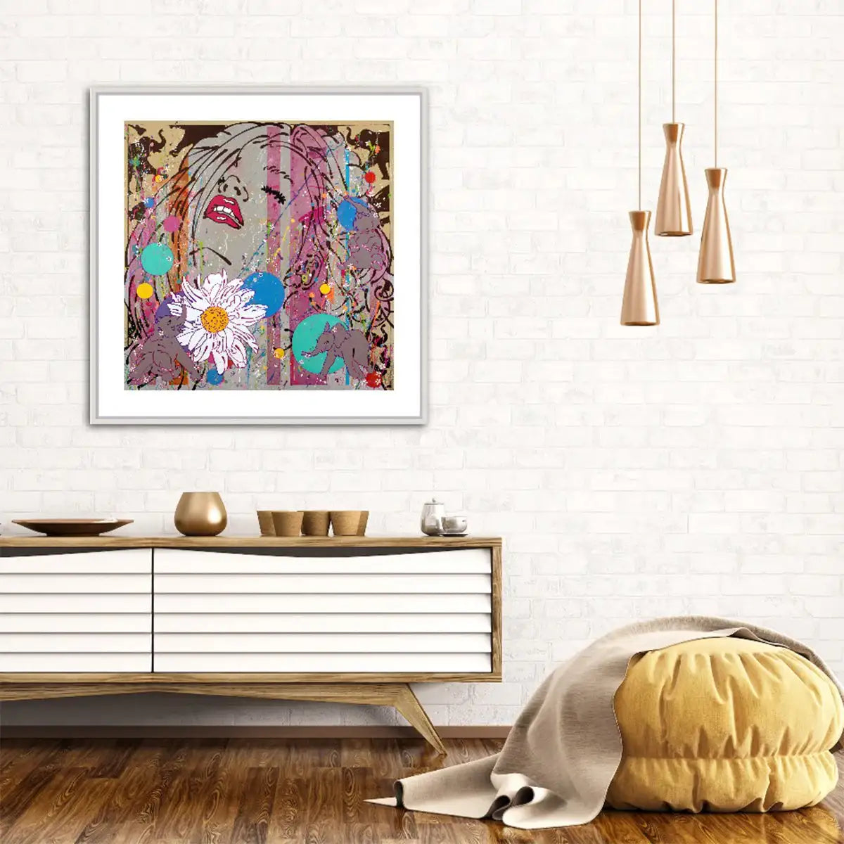 Dreaming Of Mandalay - Hand Finished Edition by artist Louise Dear - Wyecliffe Galleries