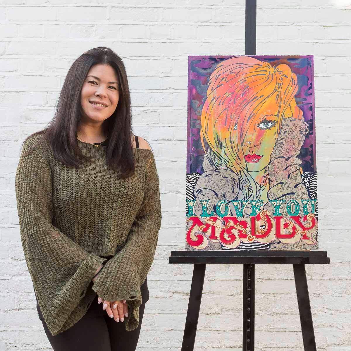 I Love You MADLY - Edition by artist Louise Dear - Wyecliffe Galleries