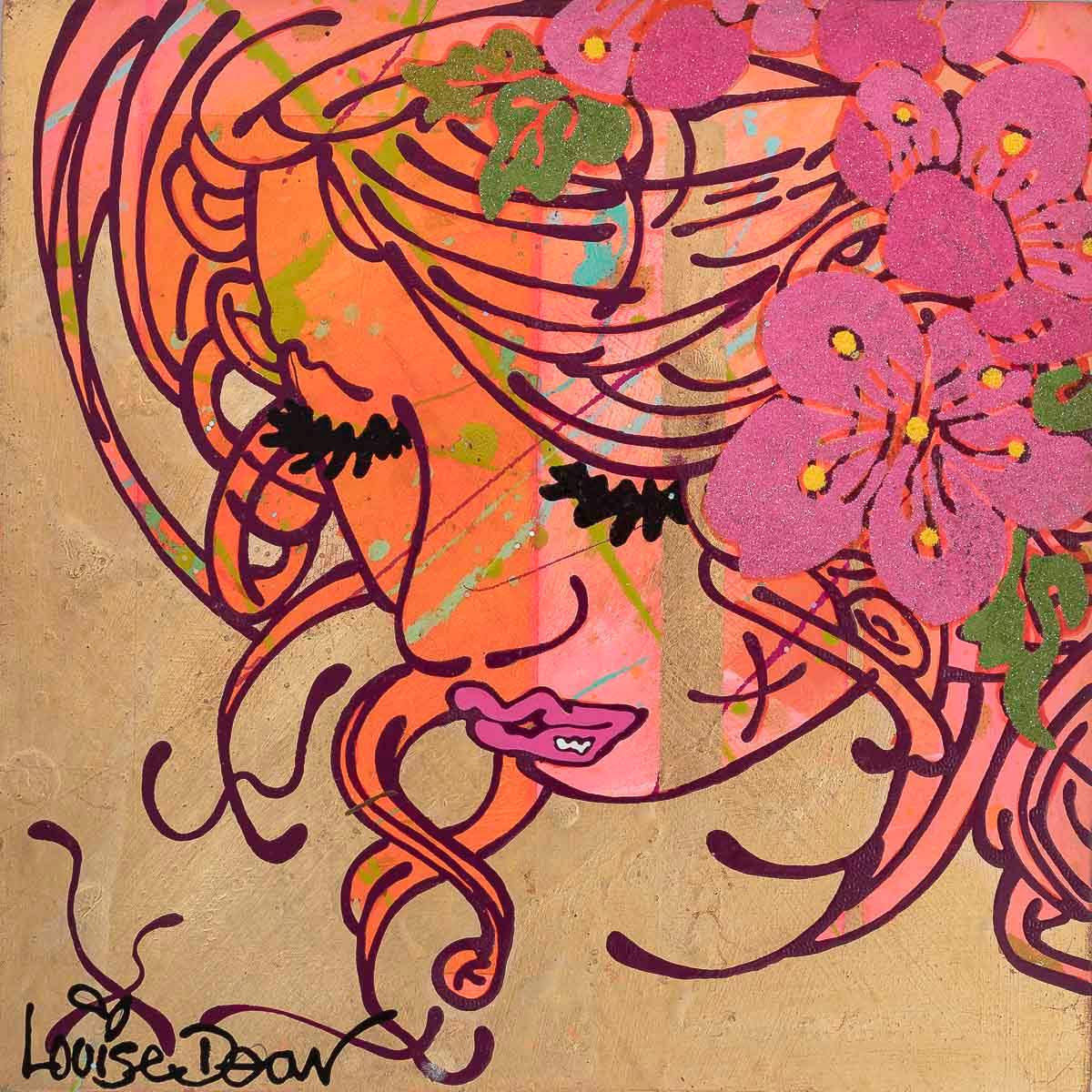 J'adore - Original Sketch by artist Louise Dear - Wyecliffe Galleries