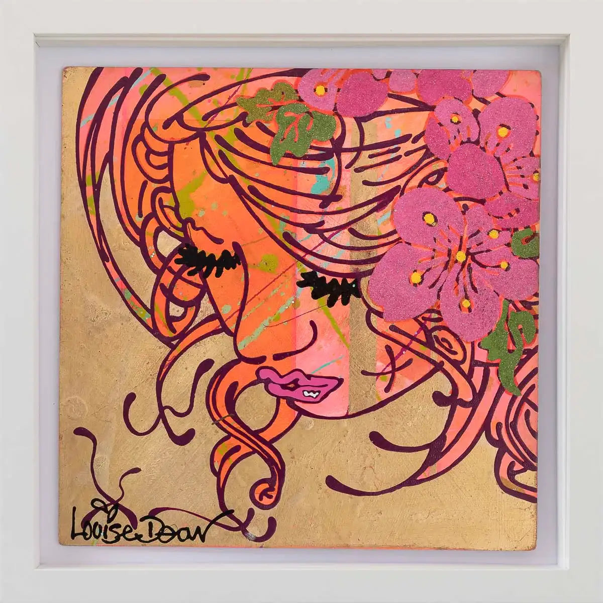 J'adore - Original Sketch by artist Louise Dear - Wyecliffe Galleries