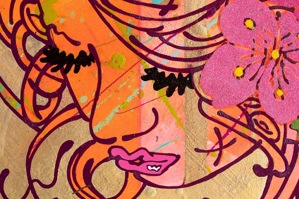 J'adore - Original Sketch by artist Louise Dear - Wyecliffe Galleries