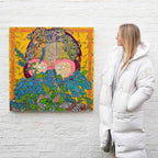 La Débutante - Original - SOLD by artist Louise Dear - Wyecliffe Galleries