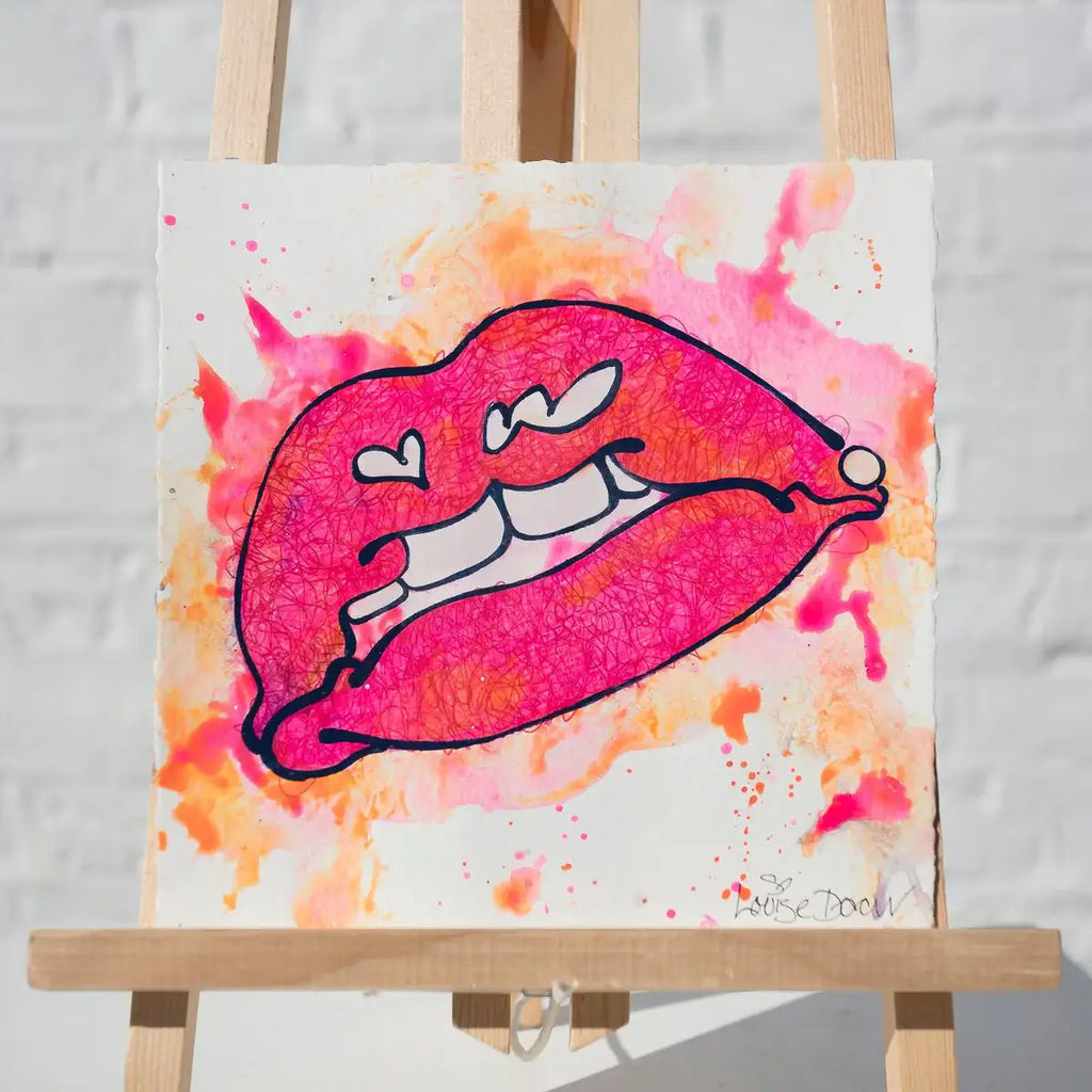 Lama's Lips (French Fancy) - Original by artist Louise Dear - Wyecliffe Galleries