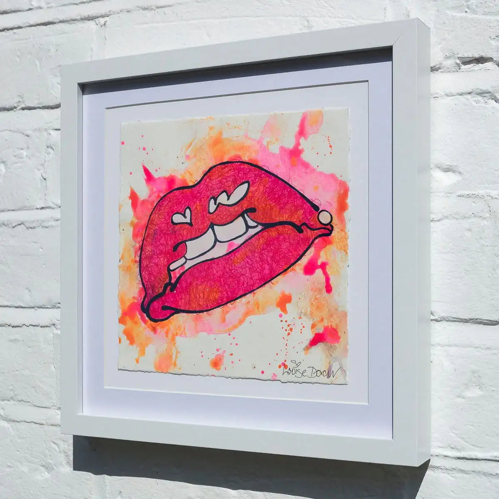 Lama's Lips (French Fancy) - Original by artist Louise Dear - Wyecliffe Galleries
