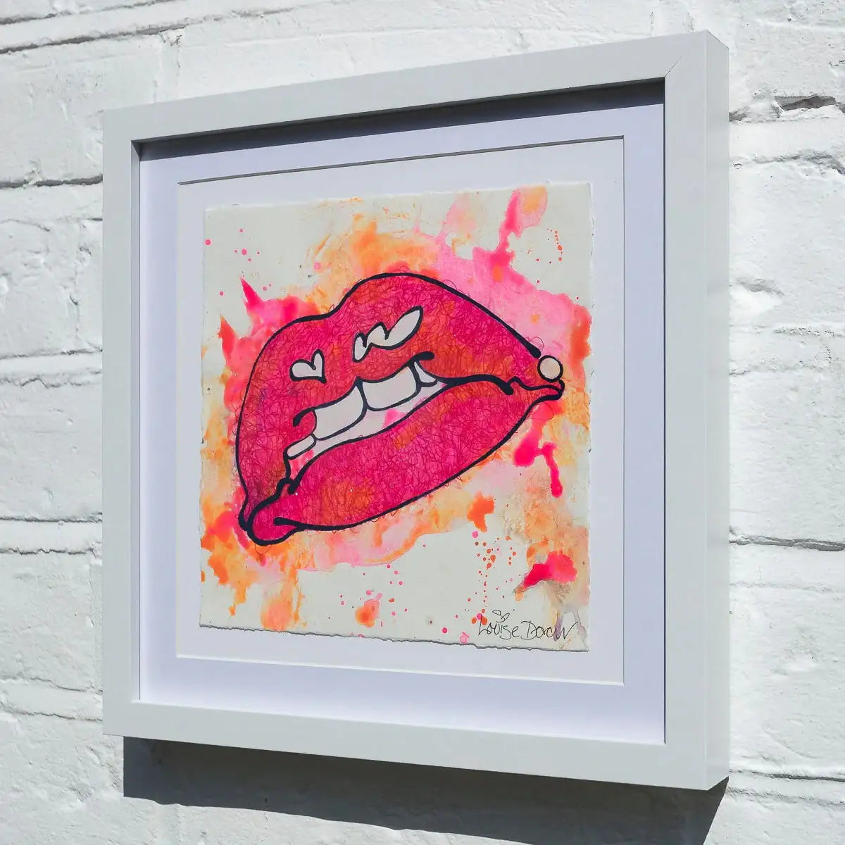 Lama's Lips (French Fancy) - Original by artist Louise Dear - Wyecliffe Galleries