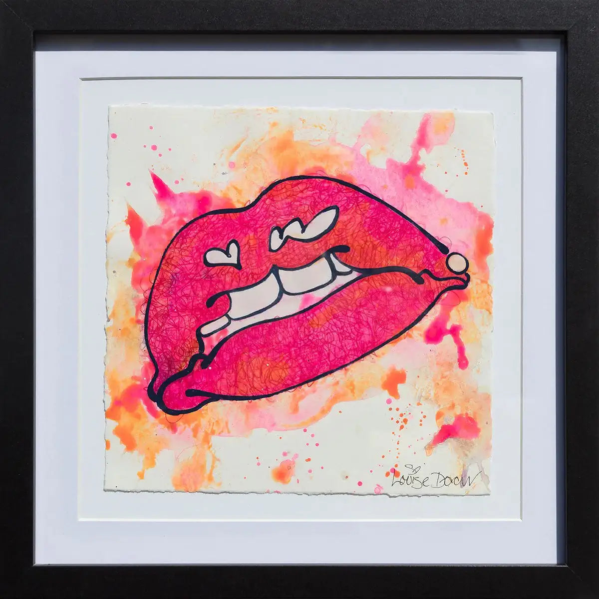 Lama's Lips (French Fancy) - Original by artist Louise Dear - Wyecliffe Galleries