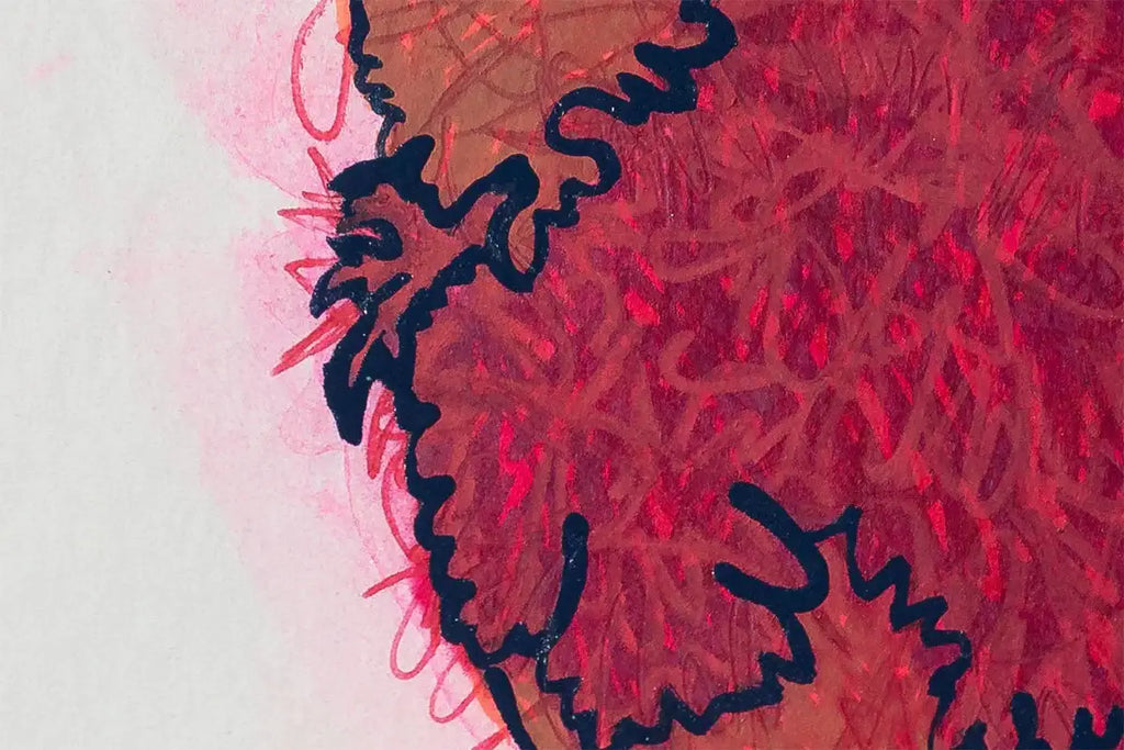 Little Visitor (French Fancy) - Original - SOLD by artist Louise Dear - Wyecliffe Galleries