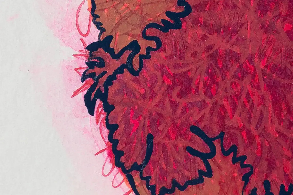 Little Visitor (French Fancy) - Original - SOLD by artist Louise Dear - Wyecliffe Galleries