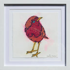 Little Visitor (French Fancy) - Original - SOLD by artist Louise Dear - Wyecliffe Galleries